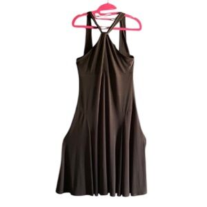 Michael Kors Elegant Black Halter style Dress size medium